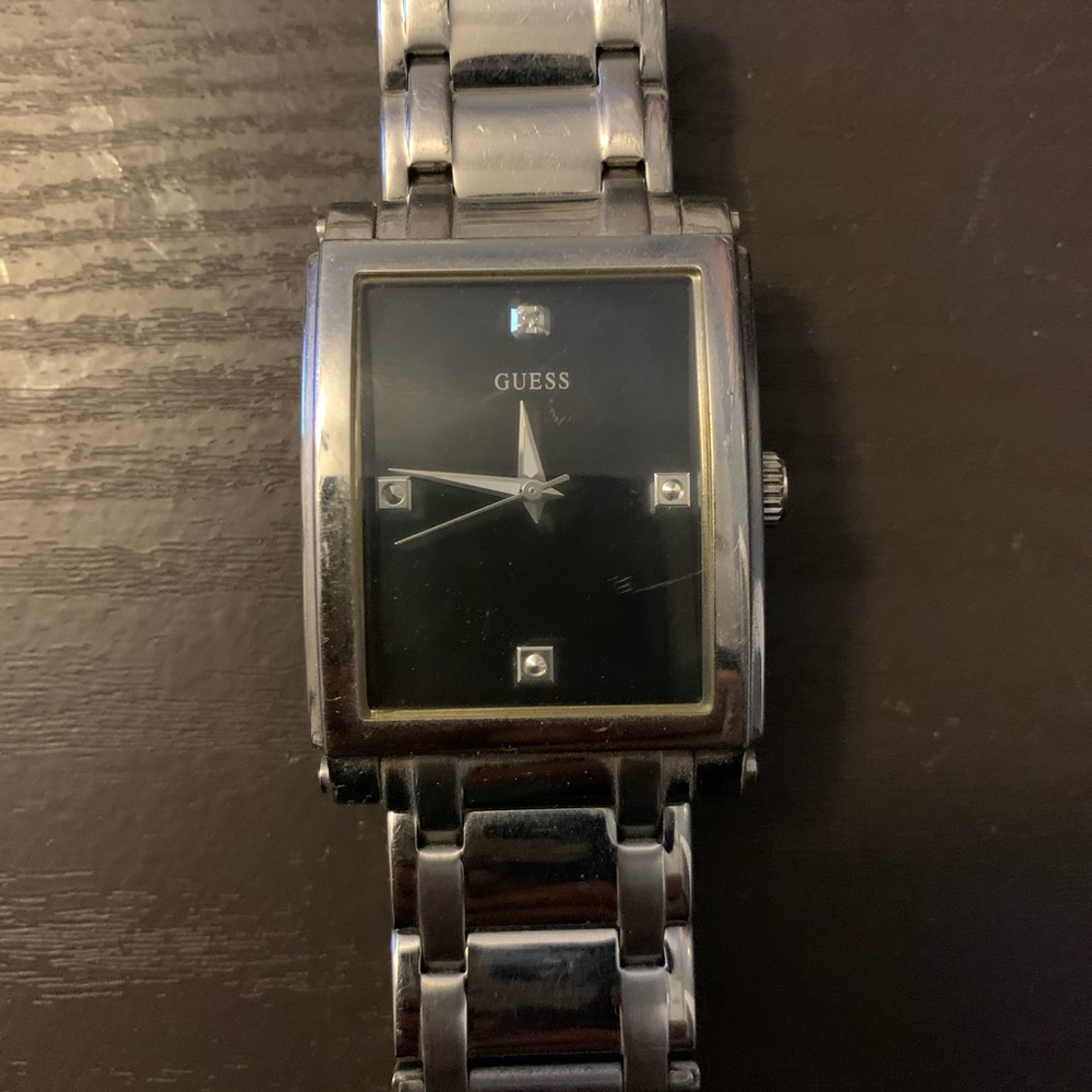 Stainless guess watch